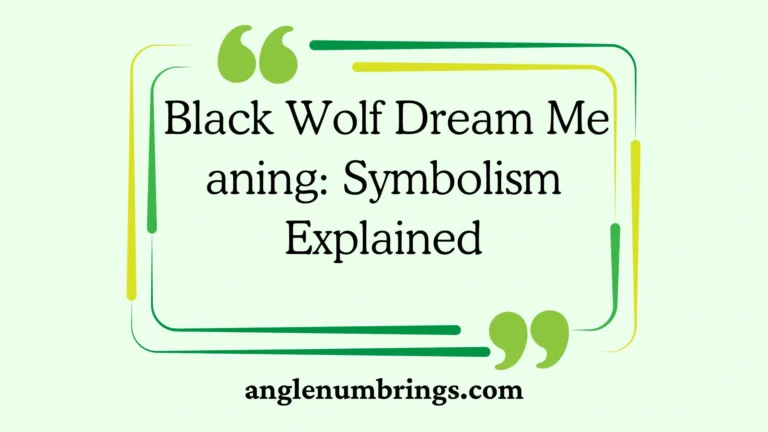Black Wolf Dream Meaning: Symbolism Explained
