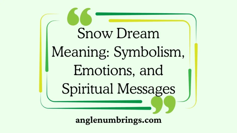 Snow Dream Meaning: Symbolism, Emotions, and Spiritual Messages