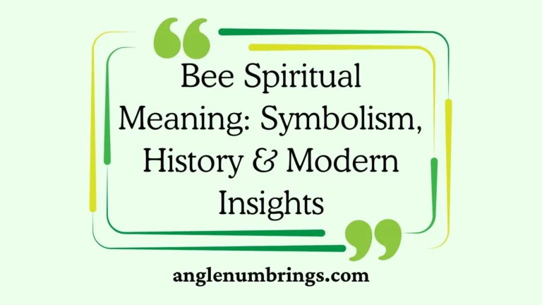 Bee Spiritual Meaning: Symbolism, History & Modern Insights