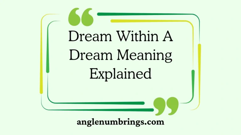 Dream Within A Dream Meaning Explained