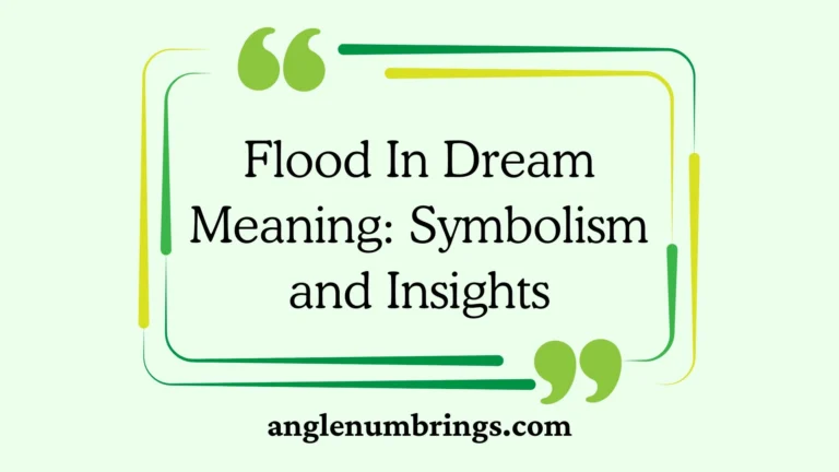 Flood In Dream Meaning: Symbolism and Insights