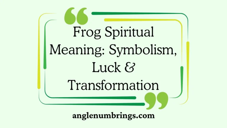 Frog Spiritual Meaning: Symbolism, Luck & Transformation