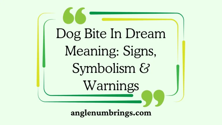Dog Bite In Dream Meaning: Signs, Symbolism & Warnings