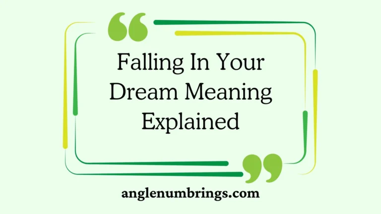 Falling In Your Dream Meaning Explained