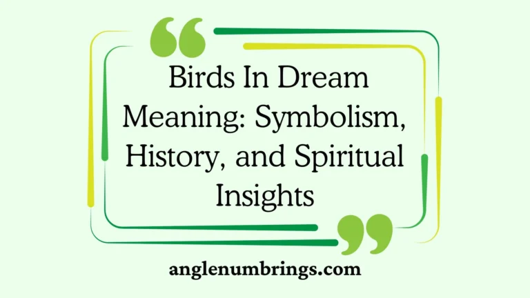 Birds In Dream Meaning: Symbolism, History, and Spiritual Insights