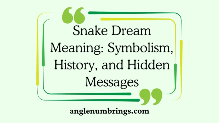 Snake Dream Meaning: Symbolism, History, and Hidden Messages